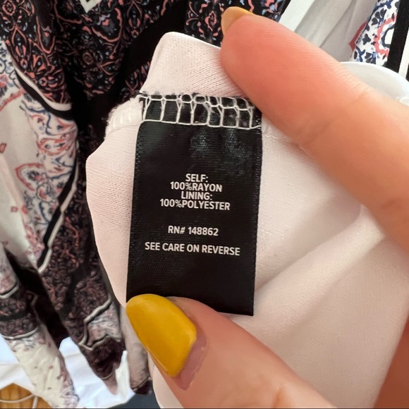 Torrid Floral Challis Handkerchief Dress, size 00 (10) - Picture 7 of 9